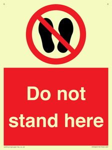 Do not stand here
